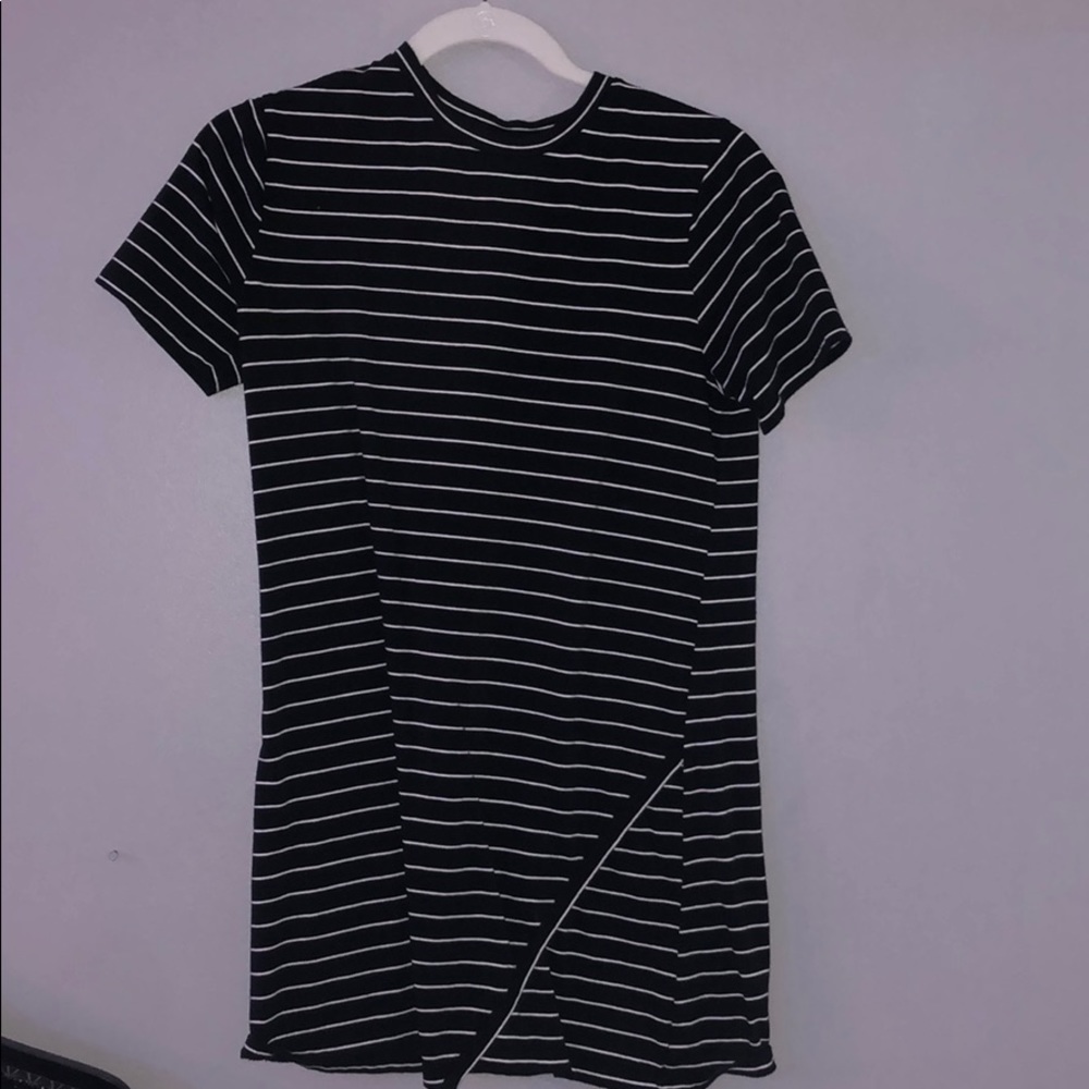 Striped T-shirt dress
